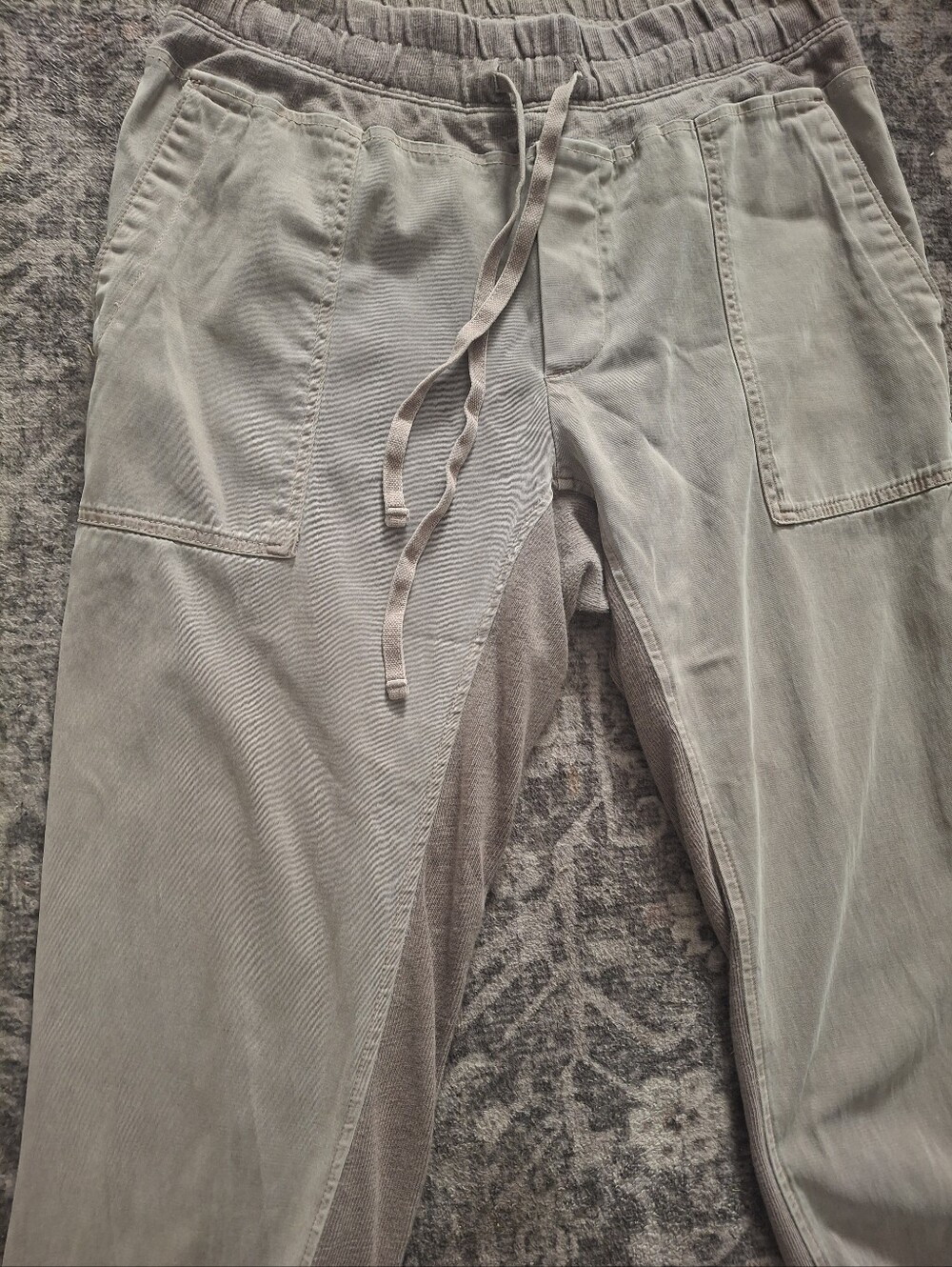 James Perse Mixed Media Pant in Coyote - Picture 4 of 16